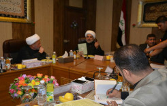 كتاب (المنهج الحق) الصادر عن العتبة العباسية المقدسة على طاولة بحث عمداء كليات العلوم الاسلامية في العراق لاعتماده كمنهج تعليمي فيها ...