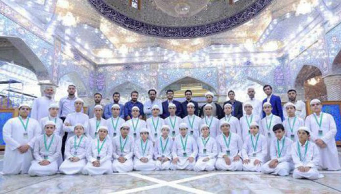 مشروع أمير القرآء يشارك في محفل قرآني بمرقد الصحابي الجليل ميثم التمار (رض)
