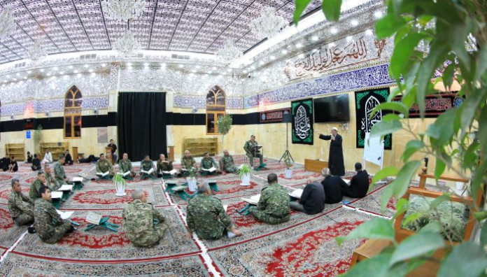 معهد القرآن الكريم يواصل إقامة مشروعه ليدَّبَّرُوا آياته بمشاركة منتسبي القوات الأمنية