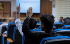 المَجمَع العلميّ يقيم ندوةً علميةً لطلبةِ كليةِ التربية في جامعة كربلاء