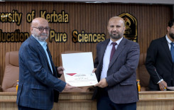 المَجمَع العلميّ يقيم ندوةً علميةً لطلبةِ كليةِ التربية في جامعة كربلاء