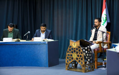 معهد القرآن الكريم يجري اختبارًا لمجموعة من طلبته الراغبين بالمشاركة في الختمة القرآنية الرمضانية المرتلة