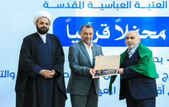 الصحن العباسي المطهر يحتضن محفلاً قرآنيًا احتفاءً بتخرج ٤٠٠ طالب من طلبة الدورات القرآنية في بغداد