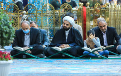 الصحن العباسي المطهر يحتضن محفلاً قرآنيًا احتفاءً بتخرج ٤٠٠ طالب من طلبة الدورات القرآنية في بغداد