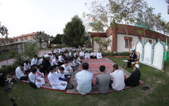 المجمع العلمي ينظم محاضرة تربوية لطلبة مشروع حفظ القرآن الكريم في كربلاء