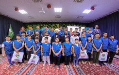 المَجمَع العلميّ يقيم محاضرة تربوية لطلبة مخيم (البذرة الواعدة) في كربلاء