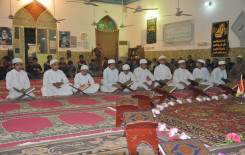 معهد القرآن الكريم فرع بغداد الشَّعب يُقيم محفلاً قرآنيًّا مُباركًا