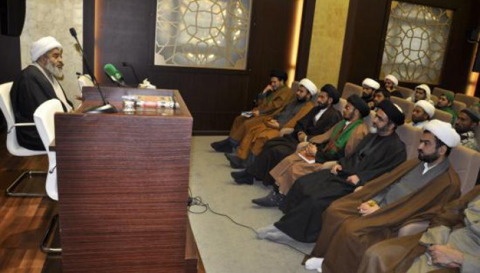معهد القرآن الكريم يسأنف محاضرات بحث الدائرة الإسطفائية الثانية لآية الله الشيخ محمد السند (دام بركاته)