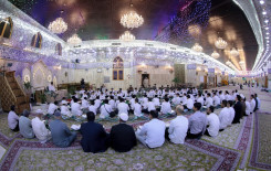 المجمع العلمي يقيم الختمة القرآنية الفصلية في مقام الإمام المهدي (عجل الله فرجه)