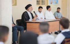 المَجمَع العلميّ يباشر بمحاضراته القرآنية في مدارس قضاء الهندية شرقي كربلاء