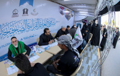المجمع العلمي يستقبل آلاف الزائرين في محطاته التعليمية في محور بغداد – كربلاء