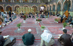 المَجمَع العلمي يُقيم ختمةً تعليميةً لزائري مرقد أبي الفضل العباس (عليه السلام)