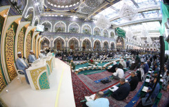 العتبة العباسية المقدسة تطلق الختمة الرمضانية في صحن مرقد أبي الفضل العباس (عليه السلام)