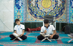 المجمع العلمي ينظم محفلًا قرآنيًا في قضاء الهندية شرقي كربلاء
