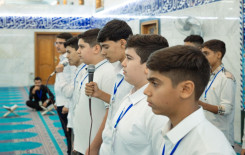 المجمع العلمي ينظم محفلًا قرآنيًا في قضاء الهندية شرقي كربلاء