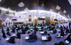 المجمع العلمي يحيي ليلة القدر الأولى في مقام الإمام المهدي (عجل الله فرجه)