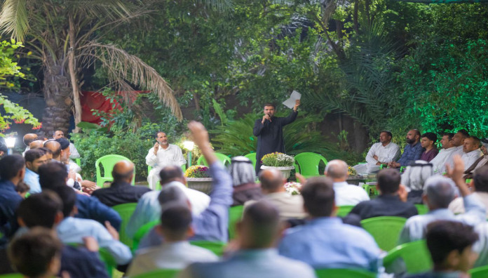 المَجمَع العلميّ يواصلُ إقامةَ مشروعه (بَرّوا أمواتَكم بالقرآن) في قضاء الهندية