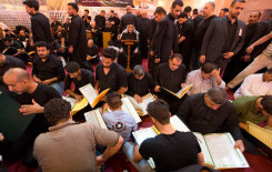 معهد القرآن الكريم يهدي أكثر من عشر ختمات قرآنية للإمام الحسين وأخيه أبي الفضل العباس عليهما السلام