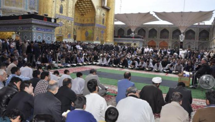 معهد القرآن الكريم في العتبة العبّاسيّة المقدسة وبالتعاون مع دار القرآن الكريم في العتبة العلويّة يُقيم محفلا قرآنيًّا مباركاً