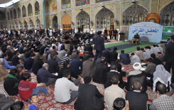 معهد القرآن الكريم في العتبة العبّاسيّة المقدسة وبالتعاون مع دار القرآن الكريم في العتبة العلويّة يُقيم محفلا قرآنيًّا مباركاً