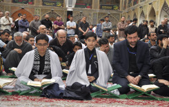 معهد القرآن الكريم في العتبة العبّاسيّة المقدسة وبالتعاون مع دار القرآن الكريم في العتبة العلويّة يُقيم محفلا قرآنيًّا مباركاً
