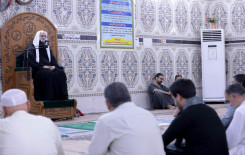 المجمع العلمي يقيم مجلسًا تأبينيًّا على روح المرجع الديني الشيخ الفياض (رضوان الله عليه) في كربلاء