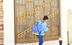 معهد القرآن الكريم يساهم بتعفير أكثر من 25،000 منزل في بابل للوقاية من فيروس كورونا