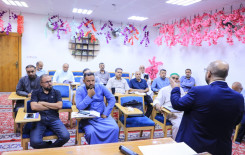 المَجمَعُ العلميّ يُجري الاختباراتَ النهائيةَ لطلبةِ مشروعِ التعليمِ القرآنيّ المستمرّ في كربلاء