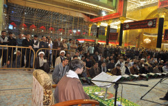 صحنُ أبي الفضل العبَّاس (عليه السَّلام) يحتضنُ أمسيةً قرآنيَّةً مباركة أقامها معهدُ القرآنِ الكريم بالتَّعاونِ مَع مؤسسة العصر القرآنيّة