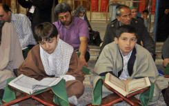 صحنُ أبي الفضل العبَّاس (عليه السَّلام) يحتضنُ أمسيةً قرآنيَّةً مباركة أقامها معهدُ القرآنِ الكريم بالتَّعاونِ مَع مؤسسة العصر القرآنيّة