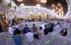 المجمع العلمي يقدِّم دروسًا تعليمية لزائري مقام الإمام المهدي (عجّل الله فرجه الشريف) في كربلاء