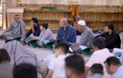 المجمع العلمي يقدِّم دروسًا تعليمية لزائري مقام الإمام المهدي (عجّل الله فرجه الشريف) في كربلاء