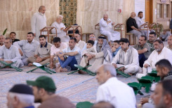 المجمع العلمي يقدِّم دروسًا تعليمية لزائري مقام الإمام المهدي (عجّل الله فرجه الشريف) في كربلاء