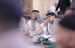 المجمع العلمي يقدِّم دروسًا تعليمية لزائري مقام الإمام المهدي (عجّل الله فرجه الشريف) في كربلاء