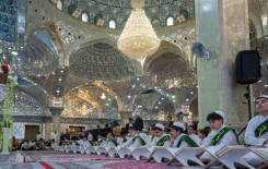 المَجمَع العلميّ والعتبة العسكرية المقدّسة يُقيمان محفلاً قرآنيًّا في سامراء