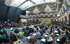 المجمع العلمي يختتم فعاليات الختمة المركزية في صحن مرقد أبي الفضل العباس (عليه السلام)