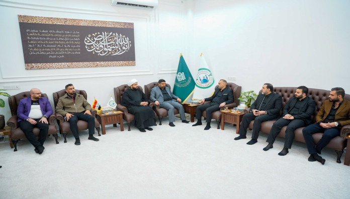 المَجمَع العلميّ ومزار العلوية شريفة يناقشان استعدادات ملتقى النورين الرمضاني في بابل